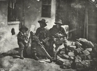 Seated Pifferari, Italian Street Musicians